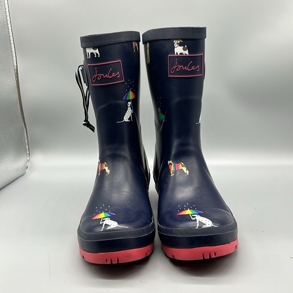 Joules Dog Print Rainboots - Picture 3 of 9